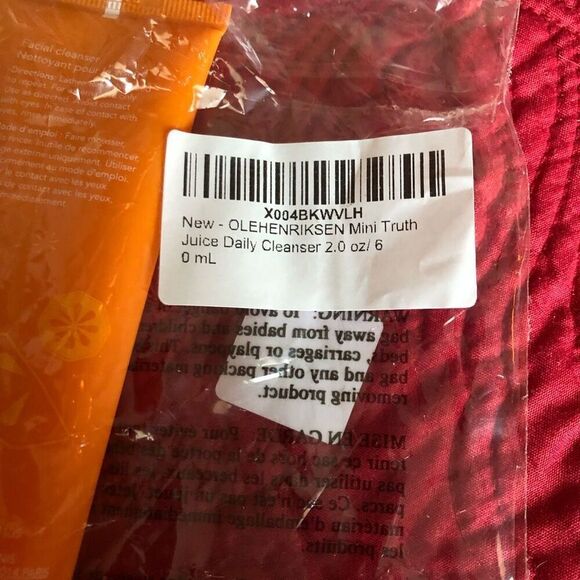 OLE HENRIKSEN - NWT - Mini Truth Juice Daily Cleanser. 2 oz. Sealed Product 🍊 - Picture 15 of 15